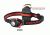 Coast HL6 LED 153 Lumens 3AAA Headlamp, Black/Red - Box Pack 19268