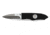 Hoffner Knives 3.5in Chiseled Grip Combo Blade Folding Knife, 440c Spear Point Blade, Black/Silver, FK-S3CSS-FB