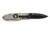 Hoffner Knives 3.5in Chiseled Grip Smooth Blade Folding Knife, 440c Spear Point Blade, Khaki/Black, FK-S3SBK-FK