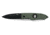 Hoffner Knives 3.5in Flatline Grip Smooth Blade Folding Knife, 440c Spear Point Blade, Olive/Black, FK-S3SBK-FO