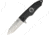 Hoffner Knives Creed Linerlock Carbon Fiber Folding Knife,3.5in,440C Steel,Standard Edge,Tanto,Satin,Black,Carbon Fiber Handle ATA36