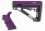 Hogue AR-15/M16 Collapsible Buttstock Kit With Finger Groove Beavertail Grip Purple