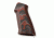 HOGUE AR15 / M16 No Finger Groove Smooth G10, G-Mascus Red Lava 13669