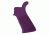 HOGUE AR15/M16 Rubber Grip Beavertail w/ No Finger Grooves Purple 15036