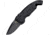 Hogue A01 MicroSwitch Automatic Folding Knives, 1.95in, CPM 154 Stainless Steel Black Cerakote, Drop Point Blade, Matte Black Aluminum Handle, 24126