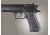 Hogue Baby Eagle .40 / 9mm Jericho &amp; Uzi Eagle Piranha Grip G-10 - G-Mascus Black/Gray 76137-BLKGRY