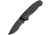 Hogue Ballista-I 3.5in Button Lock Automatic Folding Knife, Black, NSN 1095-01-446-4348, 64139