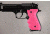 Hogue Beretta 92/96 series grip with Finger Grooves Pink 92007