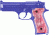 Hogue Pink Pearlized-Polymer Grip - Beretta 92 92518 