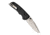 Hogue Deka Folding Knife, 3.25 in CPM MagnaCut Stainless Steel Clip Point Blade, Stone Tumbled, Black Glass Fiber Reinforced Polymer Handle, 24379
