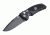 Hogue EX-01 3.5in Sig Tactical Folder Drop Point Blade, Grey PVD, G-10 with Sig Medallion, Black 36172