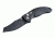Hogue EX-04 3.5in Folder Wharncliffe Blade Black Finish G-10 Frame - Solid Black 34460