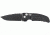 Hogue EX-A01 Automatic Tactical Folding Knife, 3.5in, 154CM Stainless Steel, Black Cerakote Drop Point Blade, Matte Black Aluminum Handle, 34130