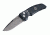 Hogue EX-A01 Sig Tactical Automatic Folding Knife, 3.5in, 154CM Stainless Steel, Drop Point Blade, Grey PVD, G-10 Frame Solid Black Black Sig Medallion Handle, 36132