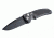 Hogue EX-A03 3.5 in., Auto, Black Drop Point, Polymer, Black X-HOG34330