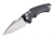 Hogue Ex-a05 4inch Folder Cpm154 Spear Point Blade Tumbled Finish - Black Aluminum Frame - 34510