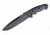Hogue EX-F01 7in Fixed Drop Point Blade A-2 Black Kote G-10 Scales - G-Mascus Black 35159