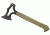Hogue EX-T01 Tomahawk,S-7 Black Blade,G10 Olive Drab Green Scales,Sheath 35778