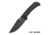 Hogue Extrak XL Fixed Blade Knife, 3.9 in Blade, CPM M4, Plain, Black, 35854