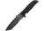 Hogue Fray 4.2in Fixed Blade Knife, Black, NSN 1095-01-466-8569, 55349