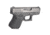 Hogue Glock 26, 27, 33, Wrapter Rubber Adhesive Grip, Block Texture, Small Frame Sub-Compact Generation 4 Small Backstrap, Black, 18648