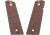 Hogue Govt. Model Coco Bolo S&amp;A Mag Well Checkered Gun Grip 45871