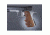 Hogue Govt. Model Pau Ferro With Finger Grooves Checkered 45301