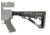 Hogue Grooved Beavertail Grip, Forend w/ Accessories, OverMolded Collapsible Buttstock Kit, AR-15/M-16, Rifle Length, w/ Mil-Spec Buffer Tube and Hardware, Slate Grey, Universal, 15578