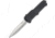 Hogue Incursion 3.9in Out the Front Automatic Folding Knife, Stainless Steel, Double Edge Blade, Black, NSN 1095-01-598-4471, 54060