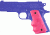 Hogue Officers Model Rubber Grip with Finger Grooves Pink 43007 