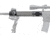 Hogue OverMold Free Float Forend w/ Accesory Attachments, AR-15/ M16, Rifle Length, Slate Grey, Universal, 15574