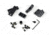 Hogue OverMold Free Float Forend w/ Accesory Attachments, AR-15/ M16, Rifle Length, Slate Grey, Universal, 15574
