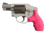 Hogue S&amp;W J Frame Round Butt Rubber Bantam Style grip Pink 61007