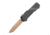 Hogue Sig Compound Emperor Scorpion OTF Automatic Folding Knife, 3.5in, CPM S30V Stainless, Tanto Blade, FDE PVD, Solid Black G10 Handle, 36020