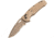 Hogue Sig K320 M17/M18 Folding Knife, 3.5in, Drop Point, Partially Serrated, Coyote Tan, 36373
