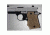 Hogue Sig P938 Rubber Grip, Ambidextrous, w/Finger Grooves Desert Tan Brown 109741
