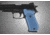 Hogue Sig Sauer P220 Handgun Grip Sao American Checkered Aluminum Matte Blue Anodized 21153 1h Gu 21153