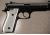Hogue Taurus PT-99 PT-92 PT-100 PT-101 With Decocker Checkered Aluminum - Brushed Gloss Clear Anodized 99175