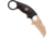 Hogue Trauma First Response Tool, 3.4in, Sheepsfoot Blade Partially Serrated, Black Cerakote Finish, Solid Black G10 Handle, 34770