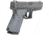 Hogue Wrapter Adhesive Grip For Glock 19, 23, 32, Small Frame Compact Generation 1-2, Grit Black, 17229