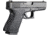 Hogue Wrapter Adhesive Grip For Glock 19, 23, 32, Small Frame Compact Generation 1-2, Rubber Black, 17220