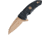 Hogue X1-MicroFlip Emperor Scorpion Folding Knife, 2.75in dark earth PVD coated CPM-154 stainless Wharncliffe blade, Black G10 handle, 16160