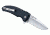 Hogue X1-Microflip Folding Knife, 2.75in Drop Point Blade, Tumble Finish Alum Frame, Matte Black 24170