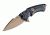 Hogue X5 3.5in Sig Emperor Scorpion Folder CPM154 Spear Point Blade, FDE PVD Finish, Aluminum Frame/G10 Insert, Black 36570