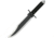 Hollywood Collectibles Rambo First Blood II Bowie Fixed Blade Knife,15.5in,Black Cord Wrapped,Plain HC9294