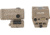 Holosun OPMOD AEMS Red Dot &amp; HM3XT Magnifier Combo, Green MRS, Flat Dark Earth, AEMS 221311&amp;HM3XT-FDE
