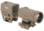 Holosun OPMOD AEMS Red Dot &amp; HM3XT Magnifier Combo, Green MRS, Flat Dark Earth, AEMS 221311&amp;HM3XT-FDE