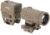 Holosun OPMOD AEMS Red Dot &amp; HM3XT Magnifier Combo, Red MRS, Flat Dark Earth, AEMS 211311&amp;HM3XT-FDE
