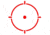 Holosun SCRS Solar Charging Rifle Sight, 2 MOA Dot/65 MOA Circle Red Reticles, Black, SCRS-RD-MRS