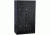 Homak 8 Gun Cabinet Double Door - Black